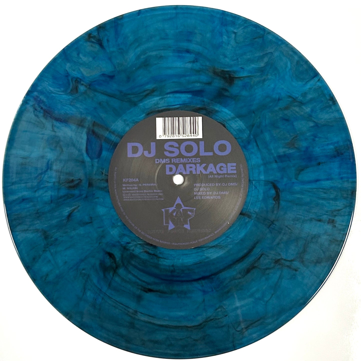 Dj Solo - Darkage / Axis (Original DMS Remixes) (Blue Smoked 10" vinyl)
