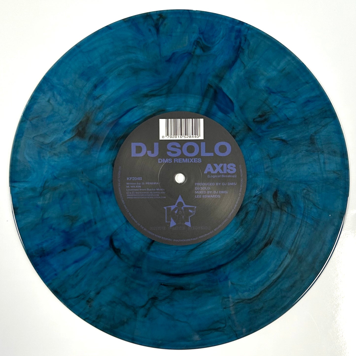 Dj Solo - Darkage / Axis (Original DMS Remixes) (Blue Smoked 10" vinyl)