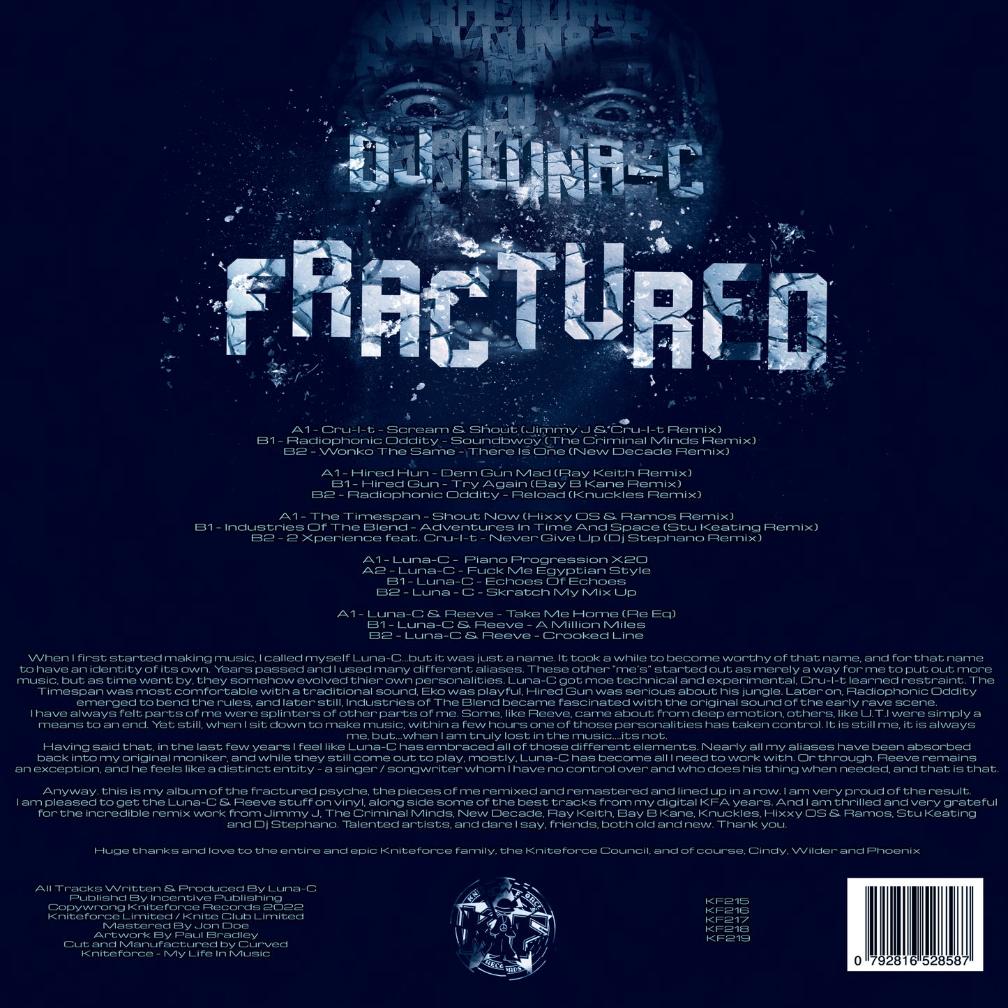 Luna-C - Fractured Part 2 Box Set (5 x 12")