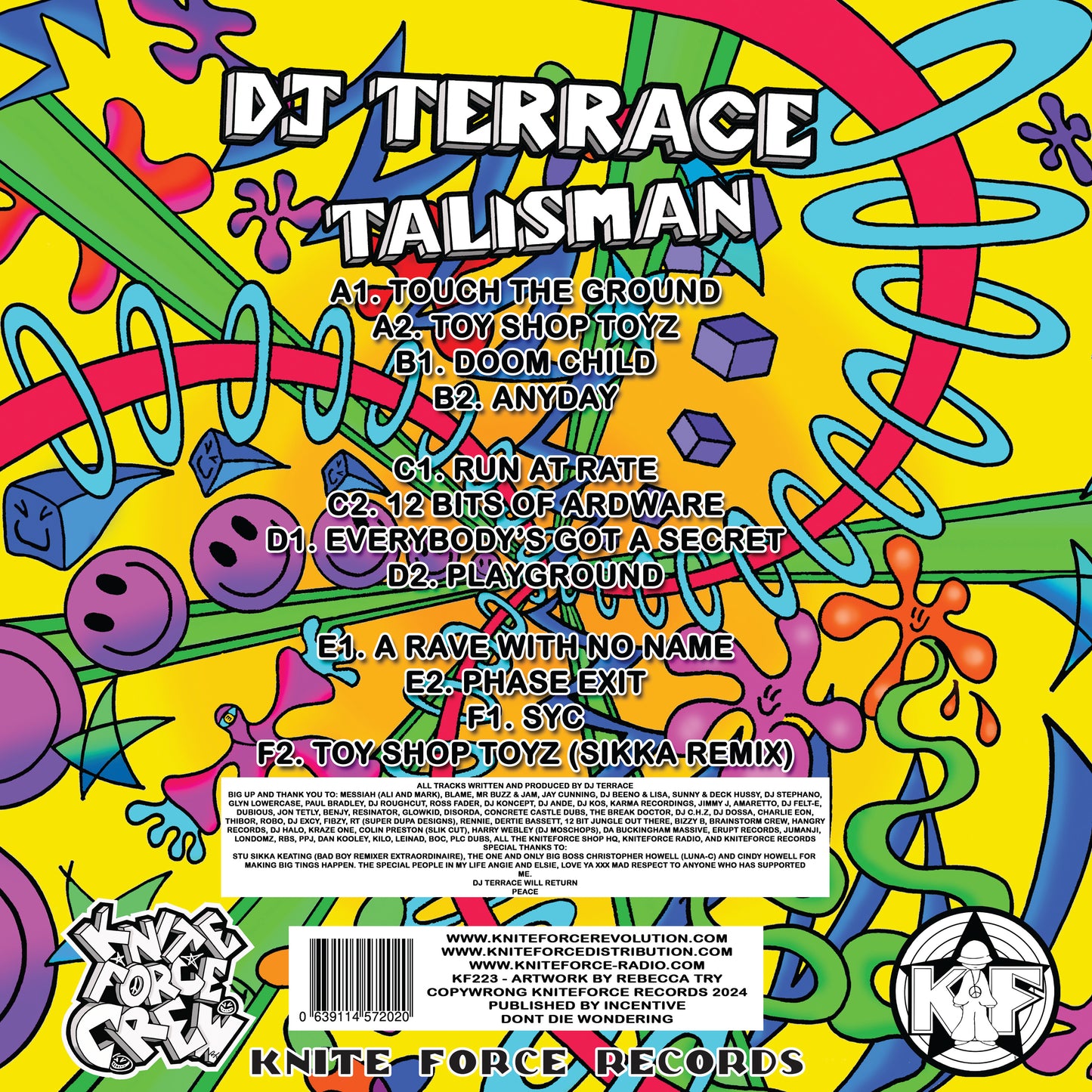 DJ Terrace - Talisman (Multi Color Vinyl 3x12" Album)