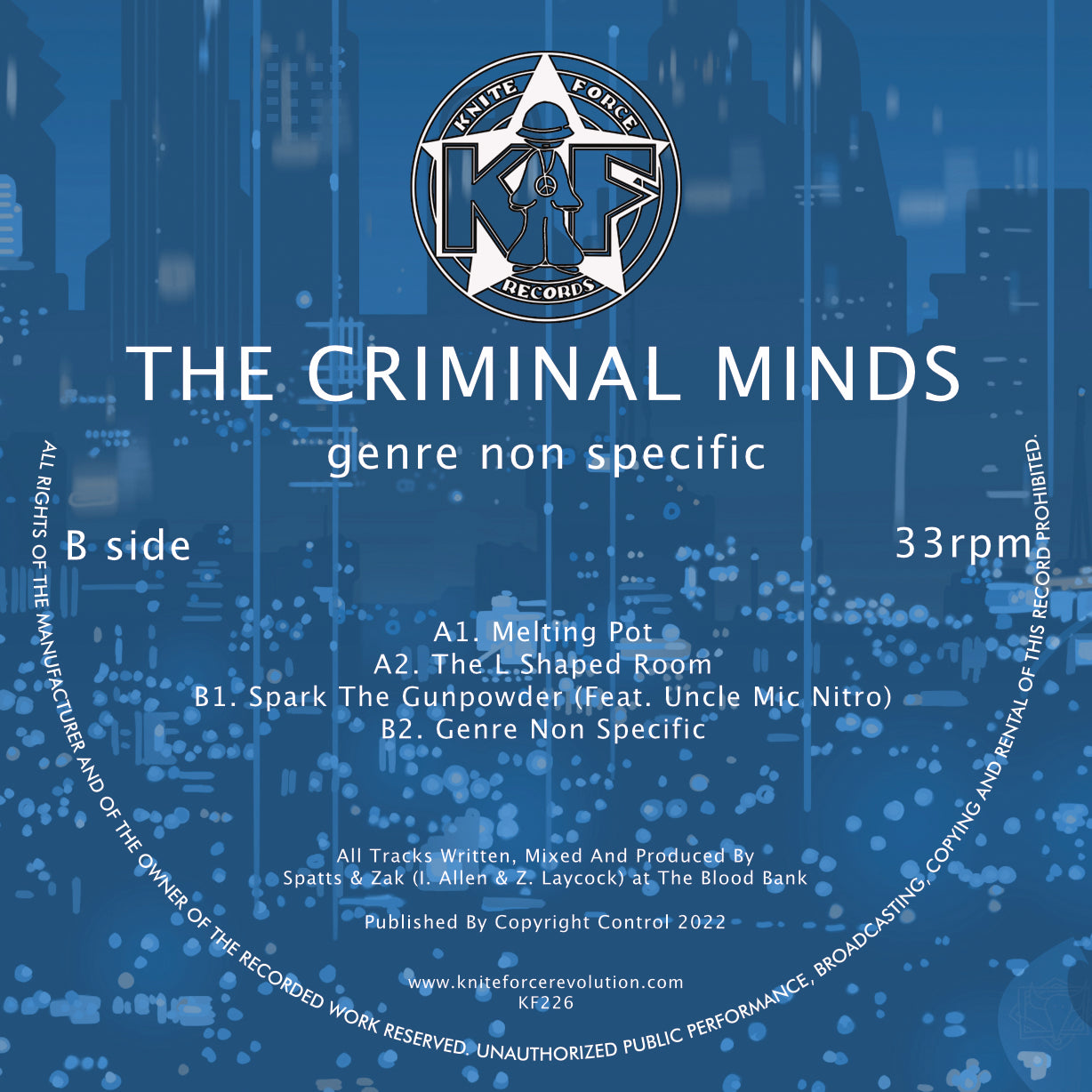 The Criminal Minds - Genre Non Specific Album (Double Pack)