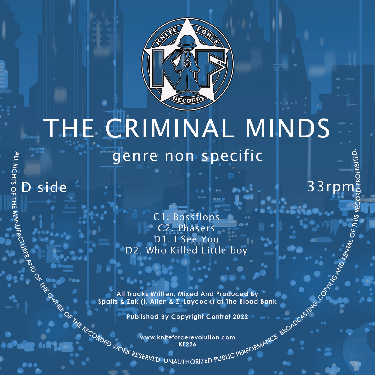 The Criminal Minds - Genre Non Specific Album (Double Pack)