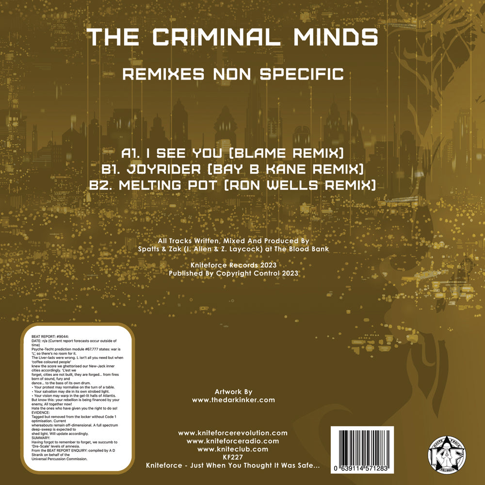 The Criminal Minds - Remixes Non Specific EP