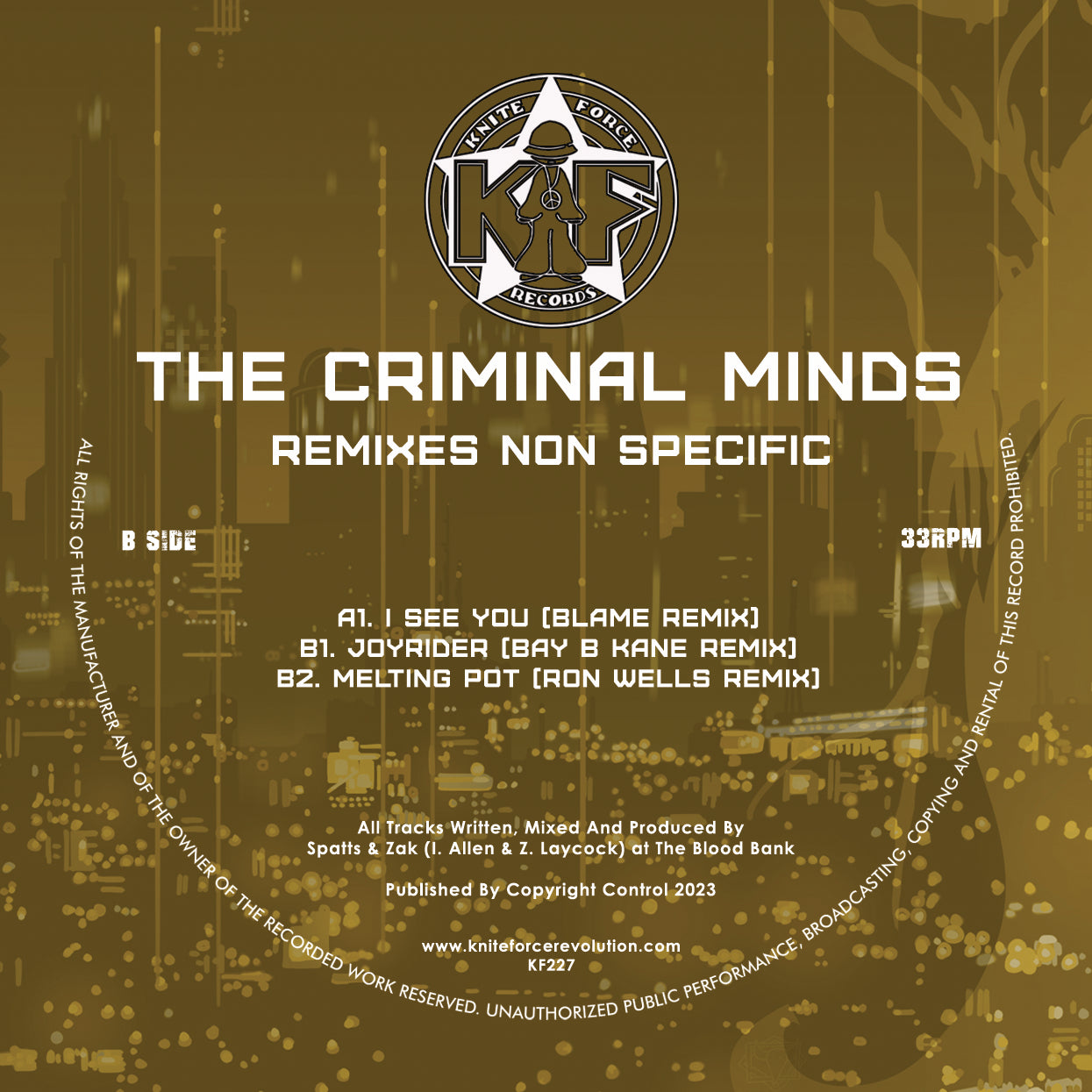 The Criminal Minds - Remixes Non Specific EP