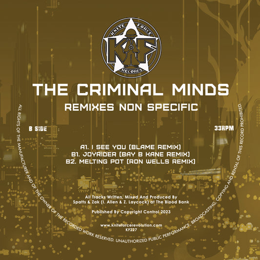 The Criminal Minds - Remixes Non Specific EP