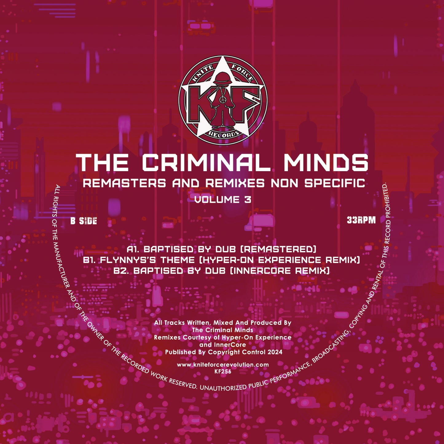 The Criminal Minds - Remasters And Remixes Non Specific Volume 3 EP