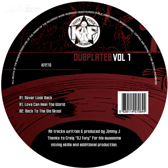 Jimmy J - Dubplates Vol. 1 EP