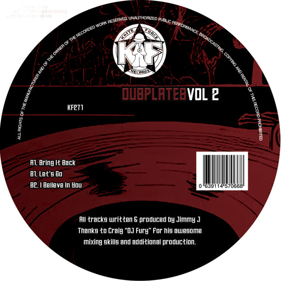 Jimmy J - Dubplates Vol. 2 EP