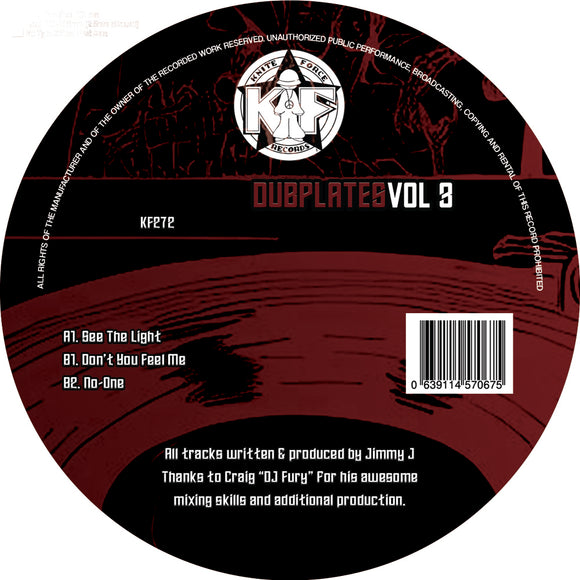 Jimmy J - Dubplates Vol. 3 EP