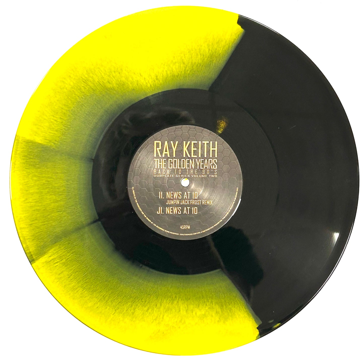 Ray Keith - News At Ten EP (Yellow and Black Smash Version)