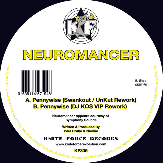 Neuromancer - Pennywise (Secret Remixes) EP [10" Vinyl]