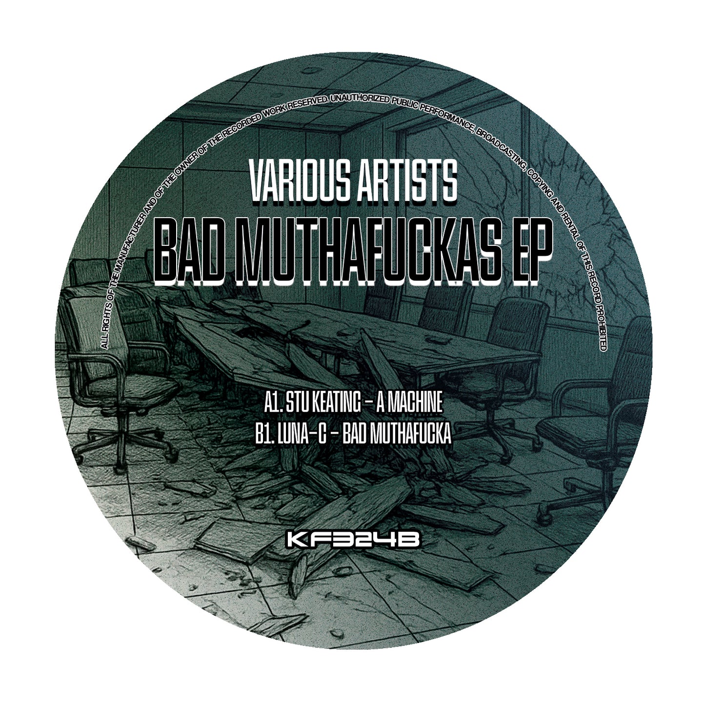 Various Artists - Bad Muthafuckas EP (Colour Vinyl Version) (2x10" Vinyl)