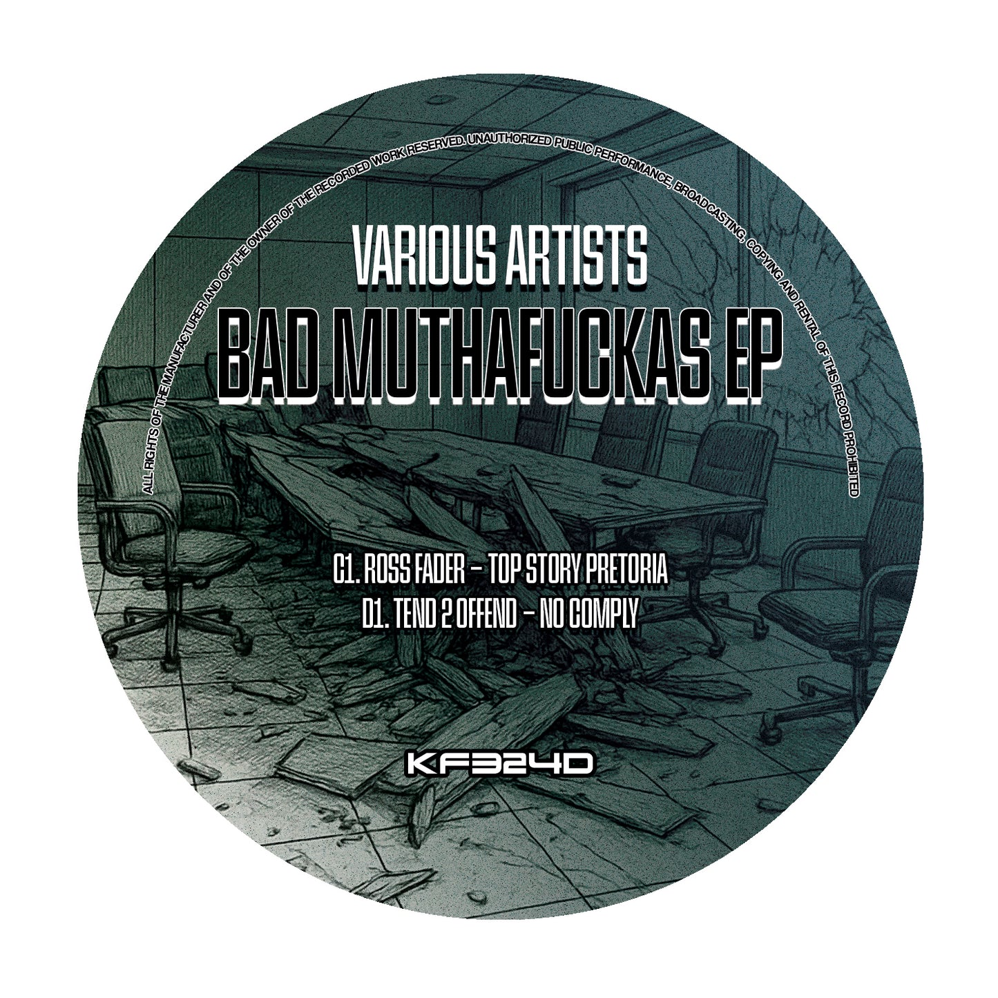 Various Artists - Bad Muthafucka EP (2x10" Vinyl)