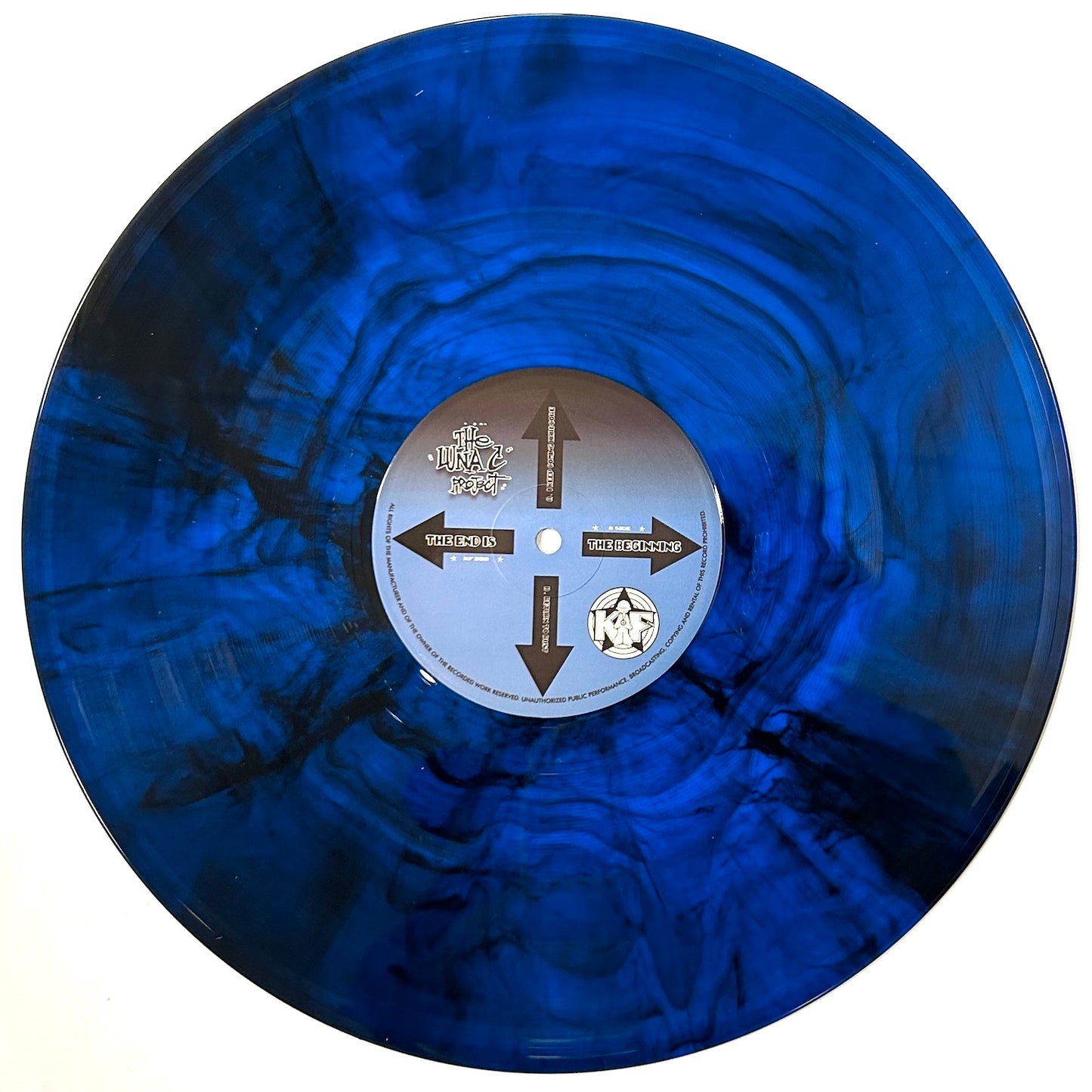 DJ Luna-C - The End Is The Beginning (Reverse Cut, Blue Smoked Vinyl Version)
