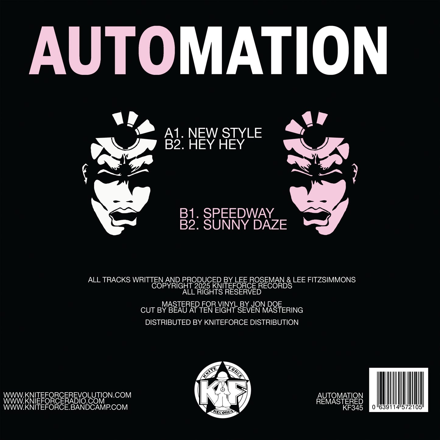 Automation - The Pink EP (Remastered) (Black Vinyl)