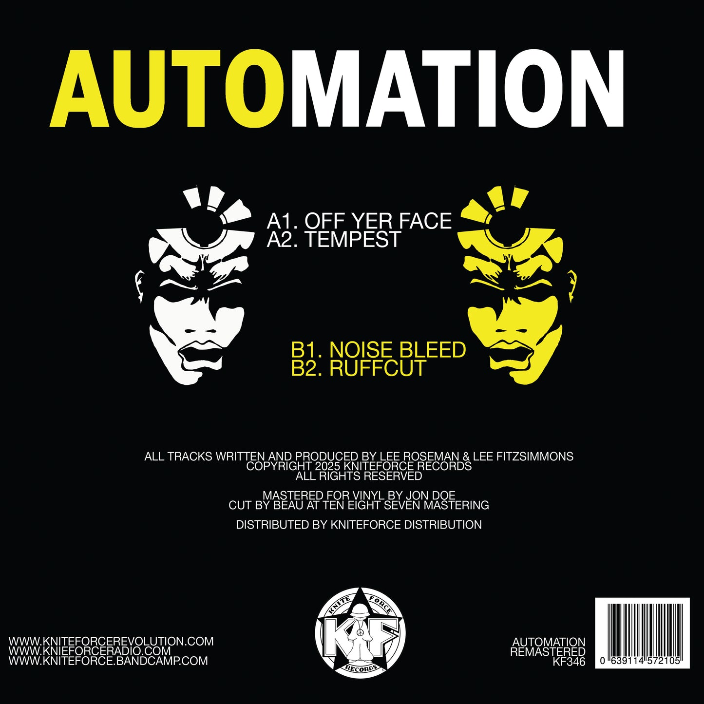 Automation - The Yellow EP (Remastered) (Black Vinyl)
