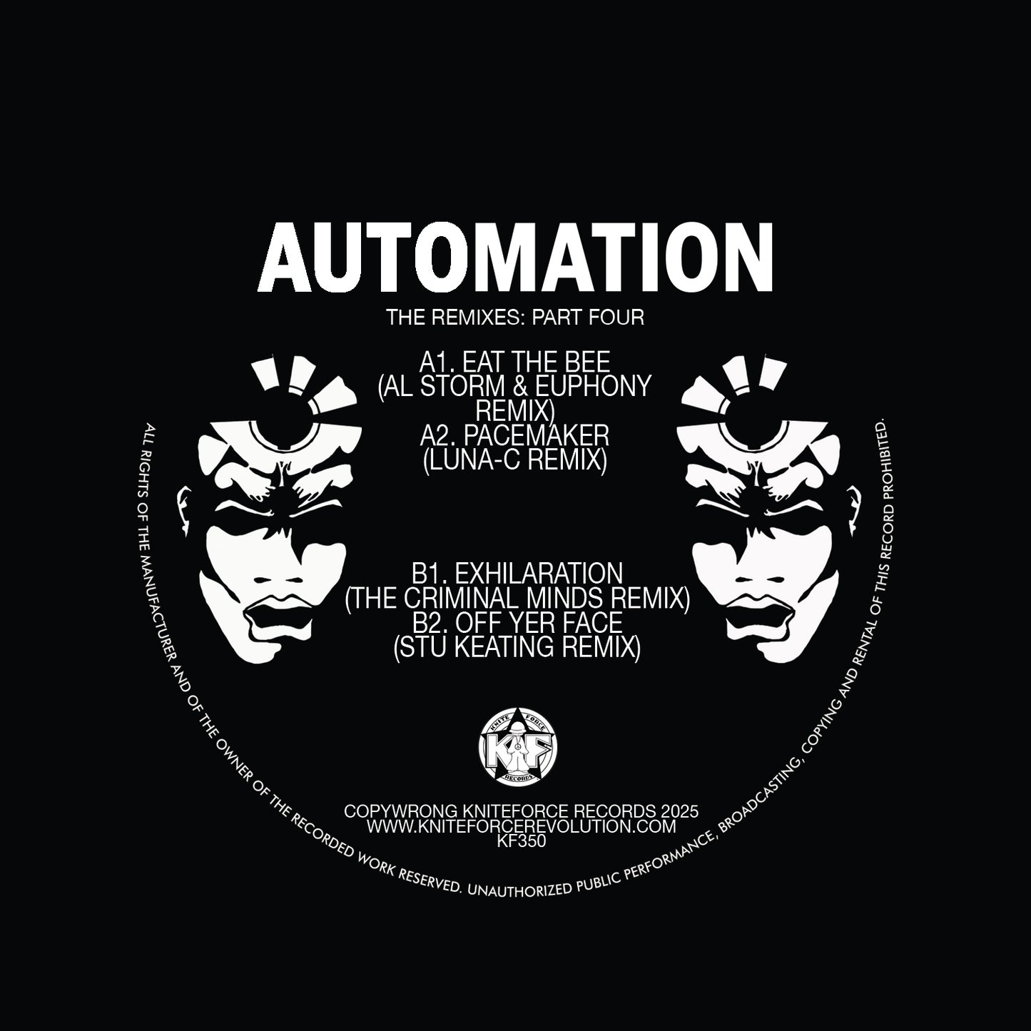 Automation - The Remixes Part Four (Black Vinyl)