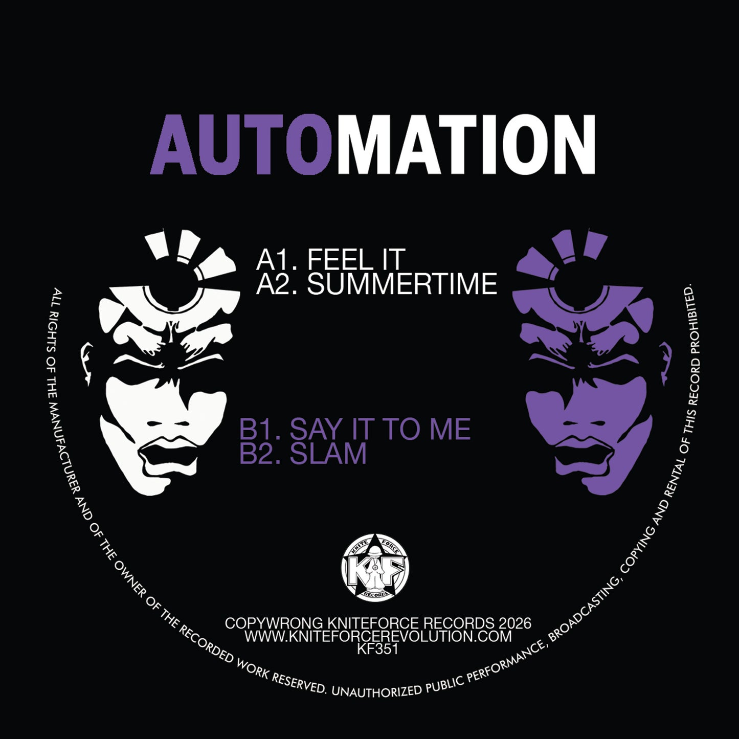 Automation - The Purple EP (Black Vinyl)