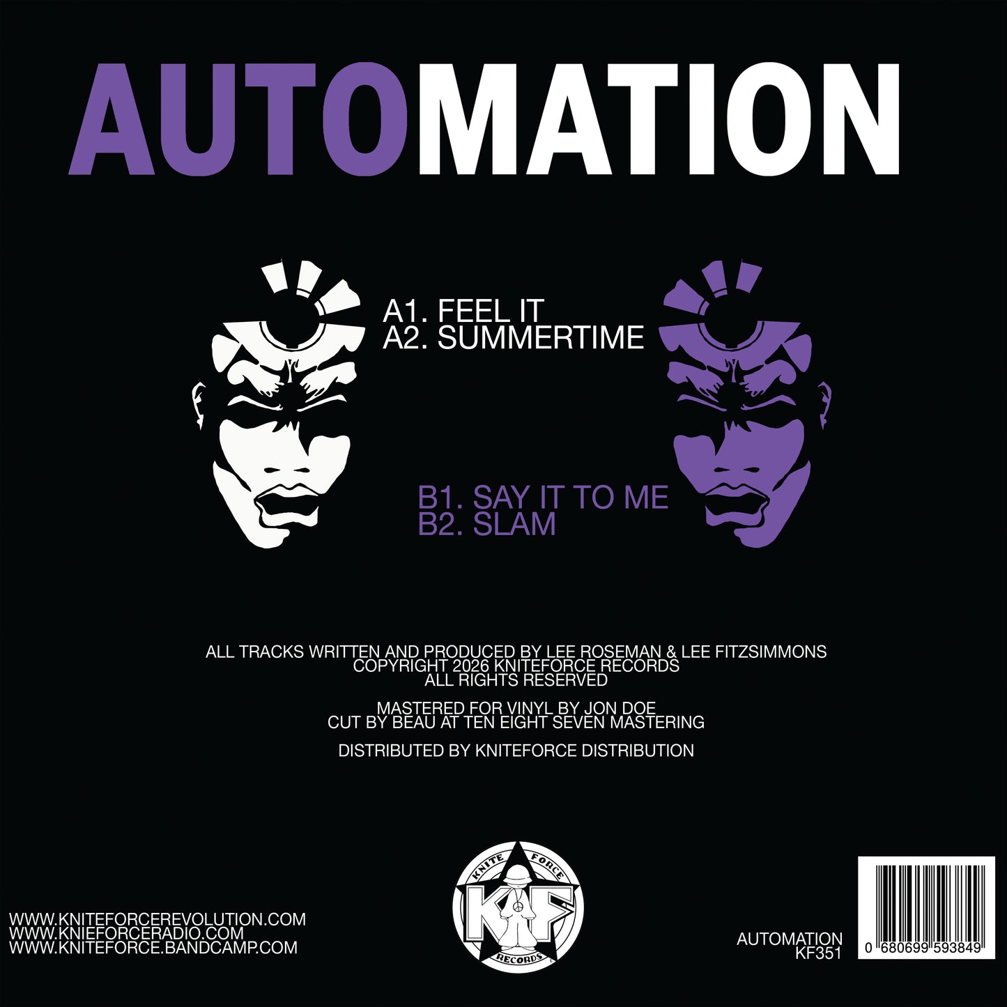 Automation - The Purple EP (Black Vinyl)