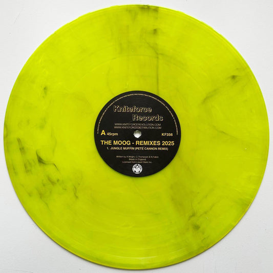 The Moog - Remixes 2025 EP (Yellow and Black Smoked Vinyl)
