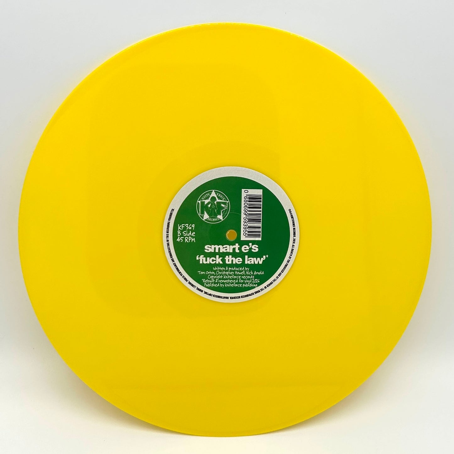 Smart E's - Bogus Journey / Fuck The Law (Rebuilt and Remastered) (Neon Yellow Vinyl Version)