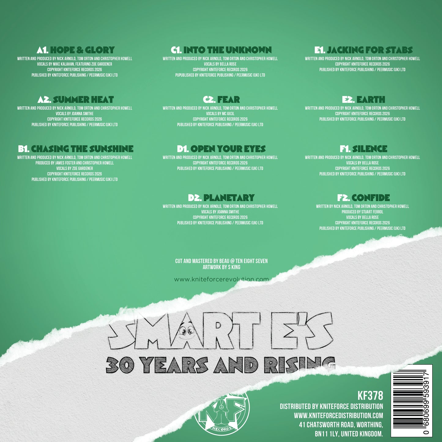Smart E's - 30 Years And Rising (Black Hexadecagon Shaped Vinyl) (3x12" Vinyl)