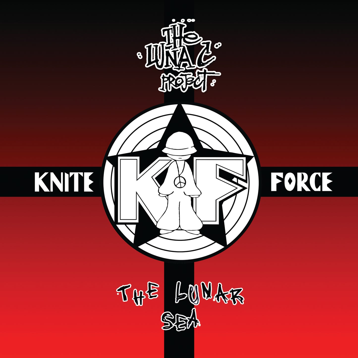 Luna-C - The Lunar Sea (Square Red & Black Vinyl 10" Vinyl)
