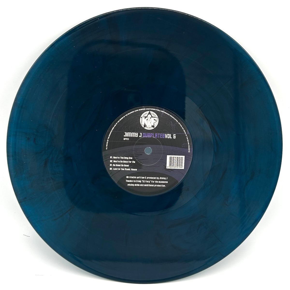 Jimmy J - Dubplates Vol. 5 (Clear Blue And Black Marble Version)