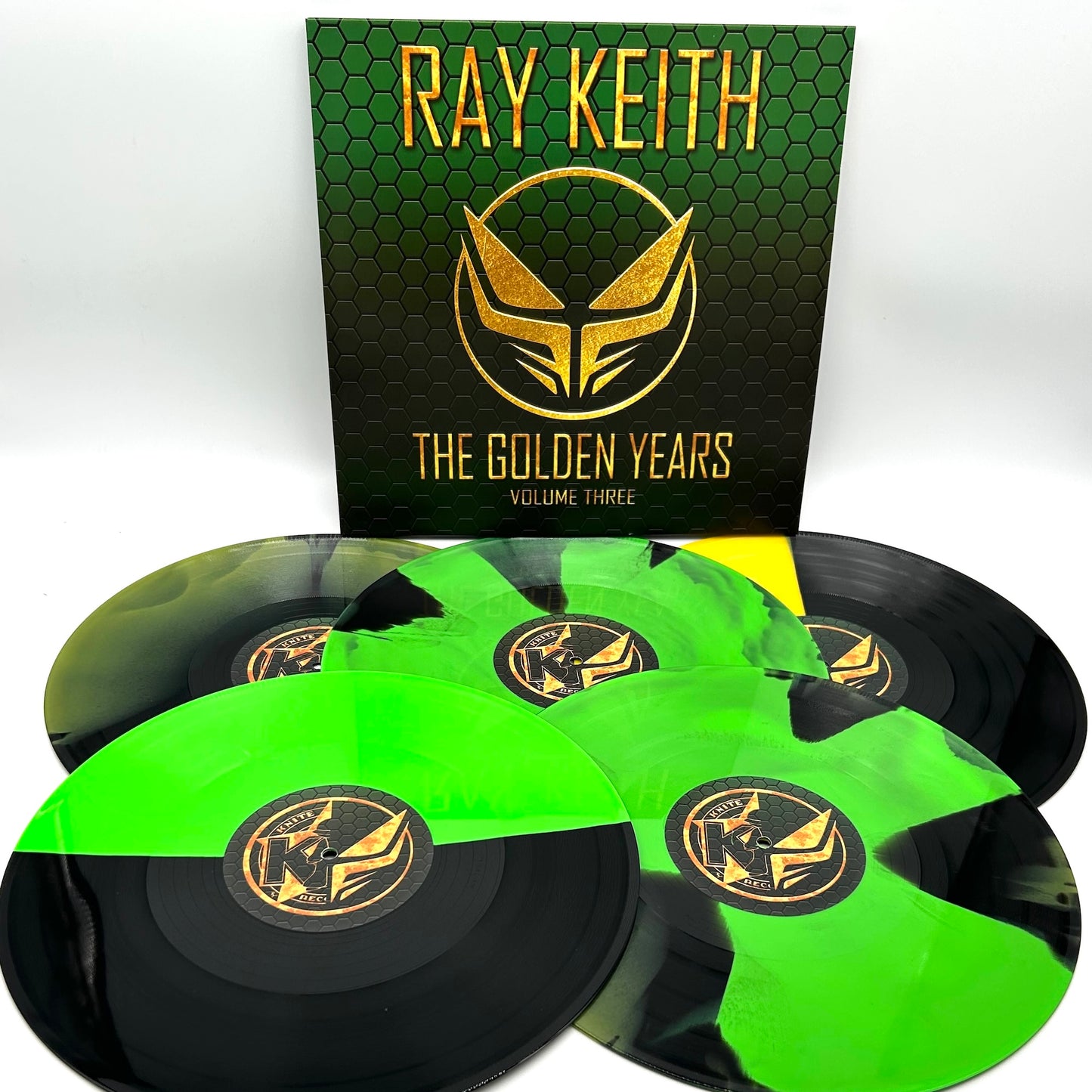 Ray Keith - The Golden Years Volume Three (Various Epic Colour Vinyl Version) (5x12" Vinyl)