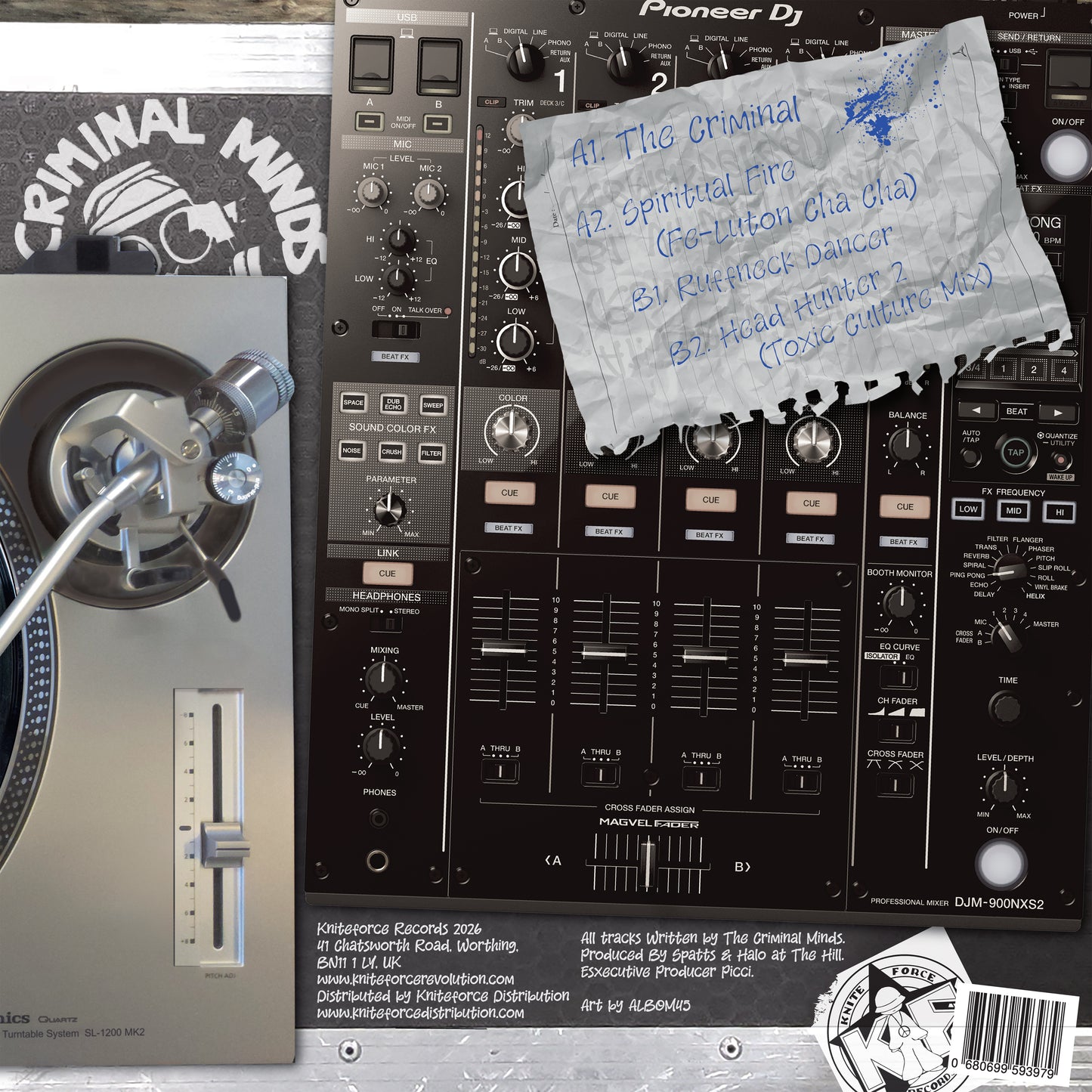 The Criminal Minds - The Criminal EP (Remastered) (Black Vinyl)