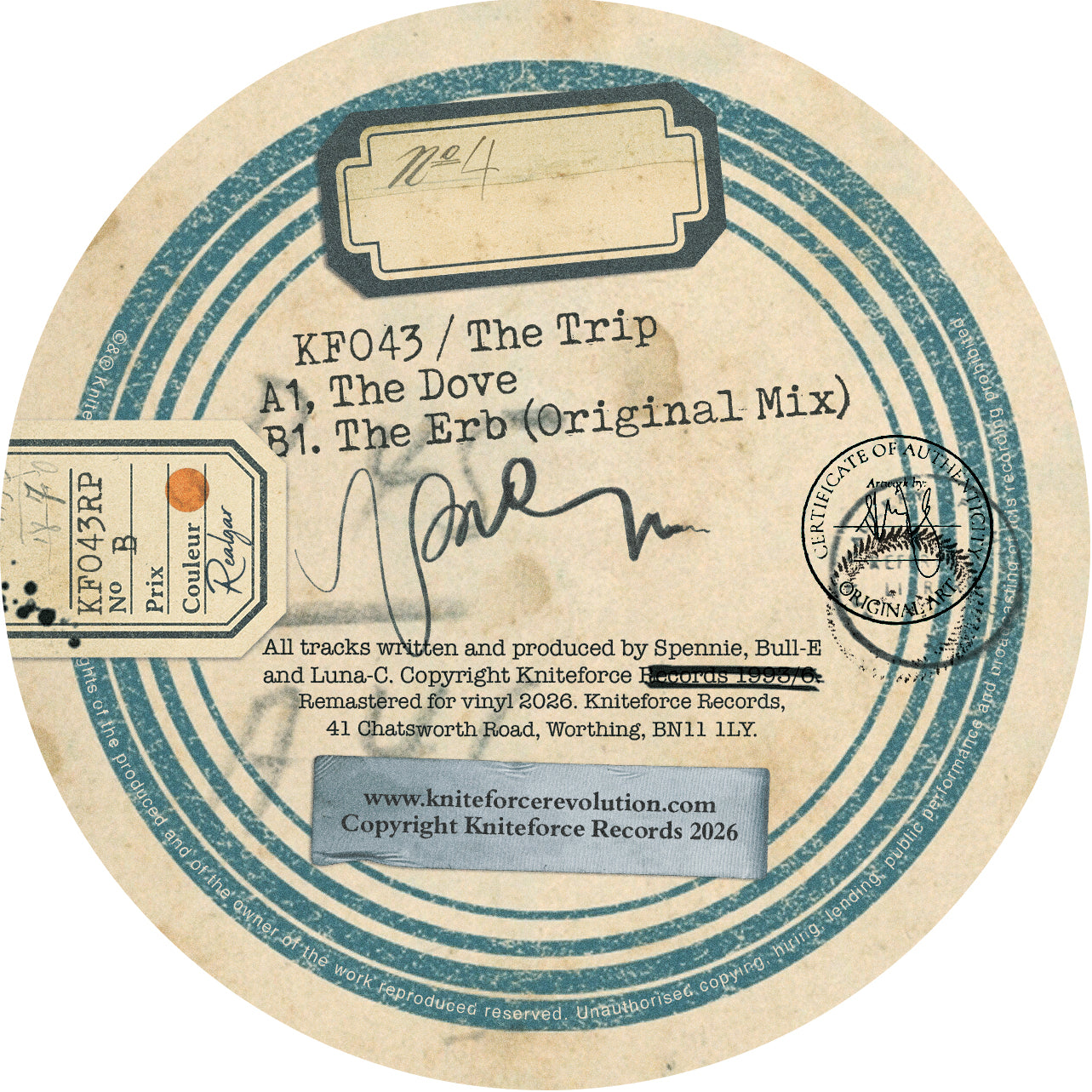 The Trip - The Dove Special Edition (10" Orange Vinyl)
