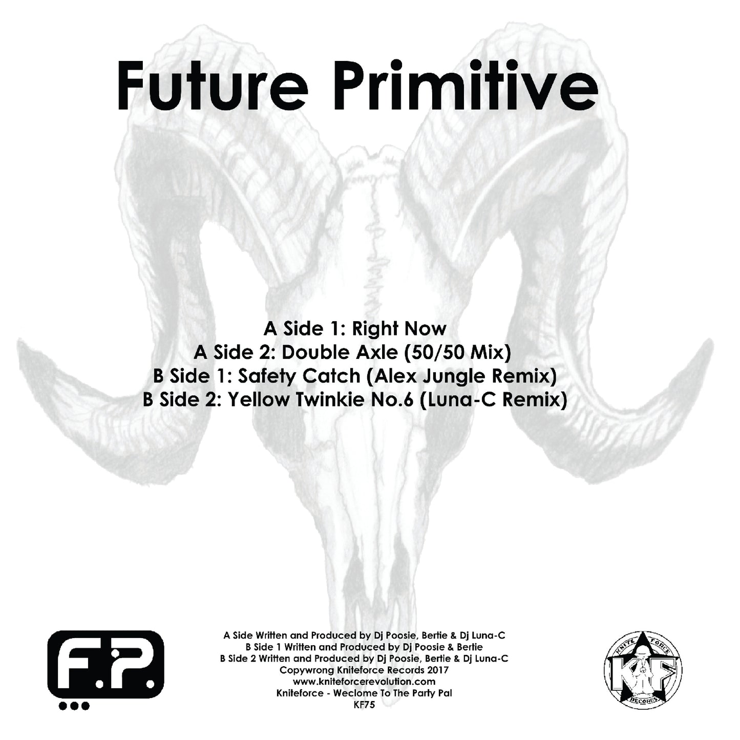 Future Primitive - Right Now EP (Grey, White and Black Marble Vinyl Version)
