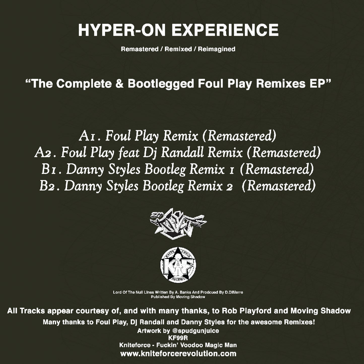 Hyper-On Experience - Lords Of The Null Lines Remix EP [Marbled Vinyl]