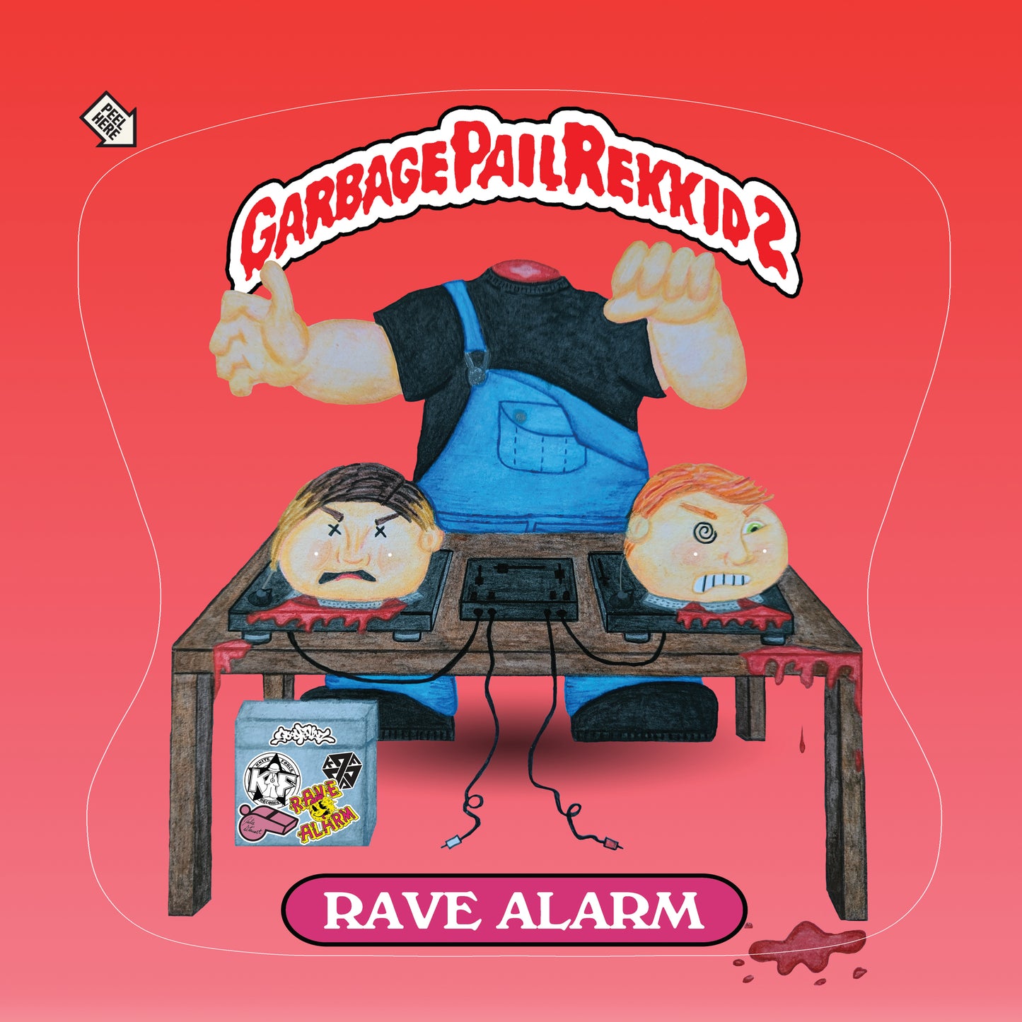 Rave Alarm - Garbage Pail Rekkid 2 (Red Colour Vinyl)