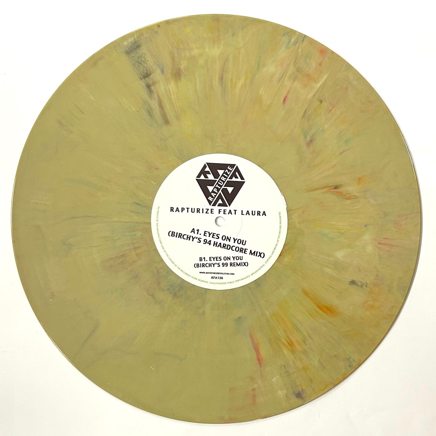 Rapturize Fetauring Laura - Eyes On You [Coloured Vinyl]