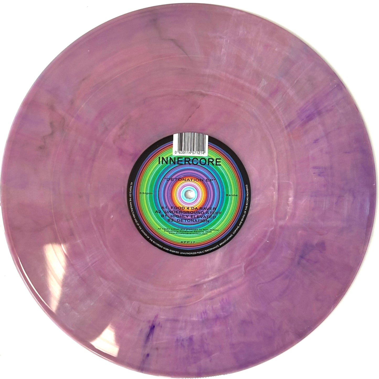 InnerCore - Detonation EP (Translucent Purple Effect Vinyl)