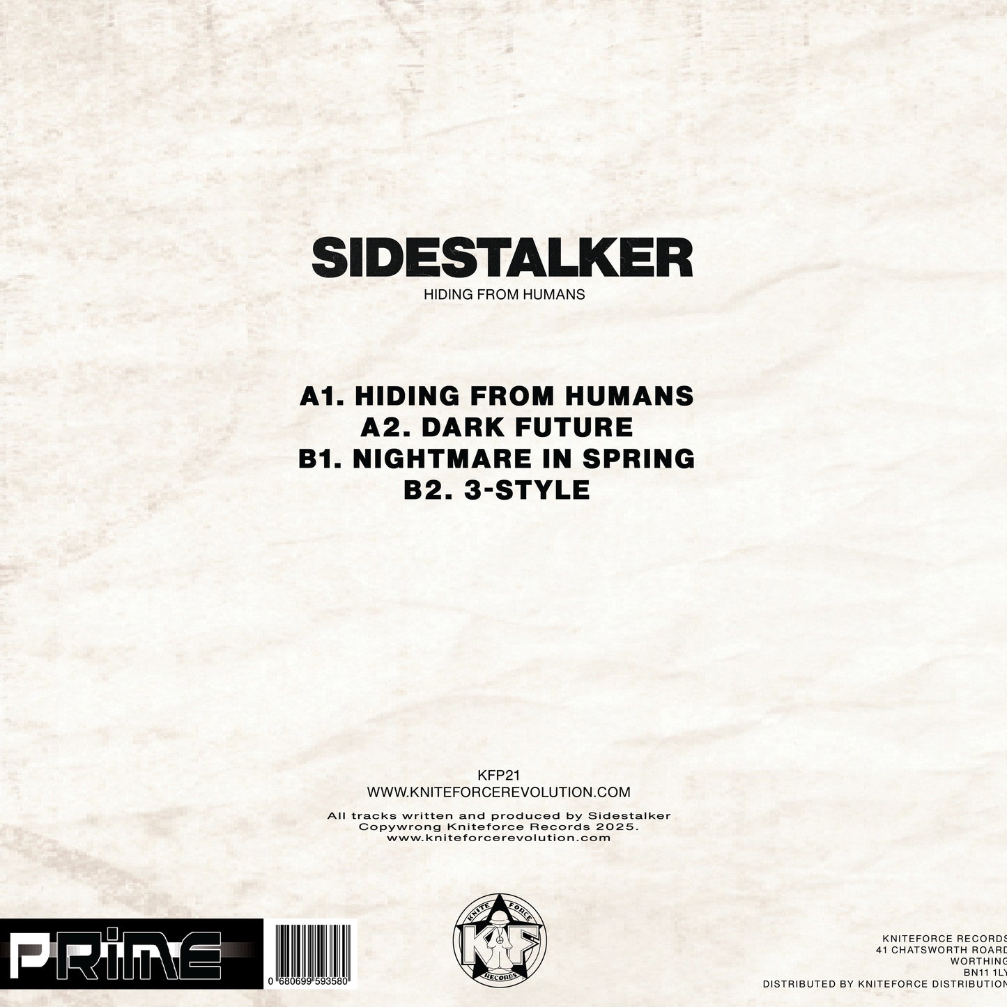 SIDESTALKER - Hiding From Humans (Limited Color Version)