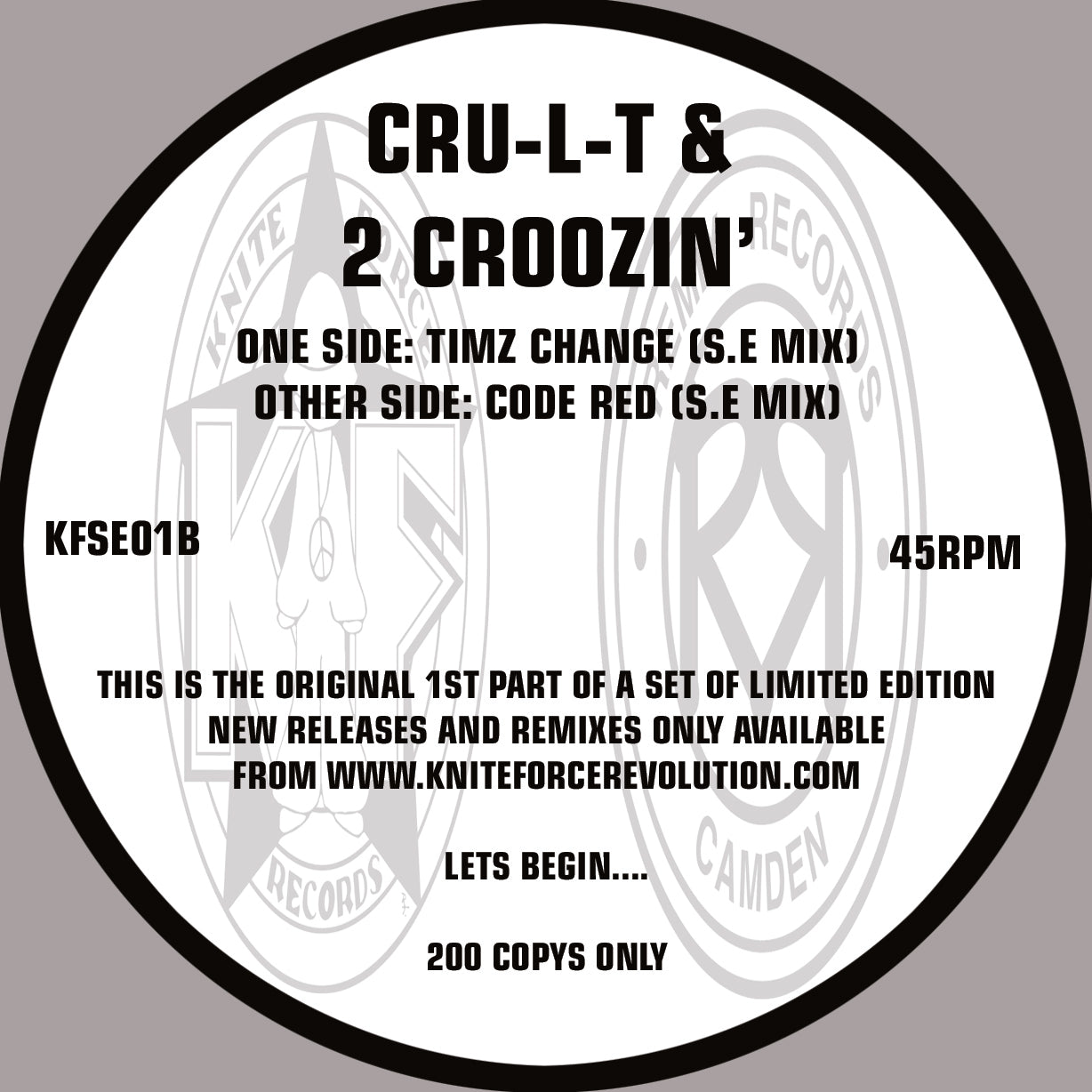 Various Artists - Kniteforce Special Edition Volume 1 (10" Vinyl)