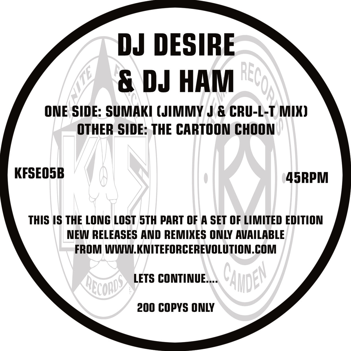 Various Artists - Kniteforce Special Edition Volume 5 (10" Vinyl)