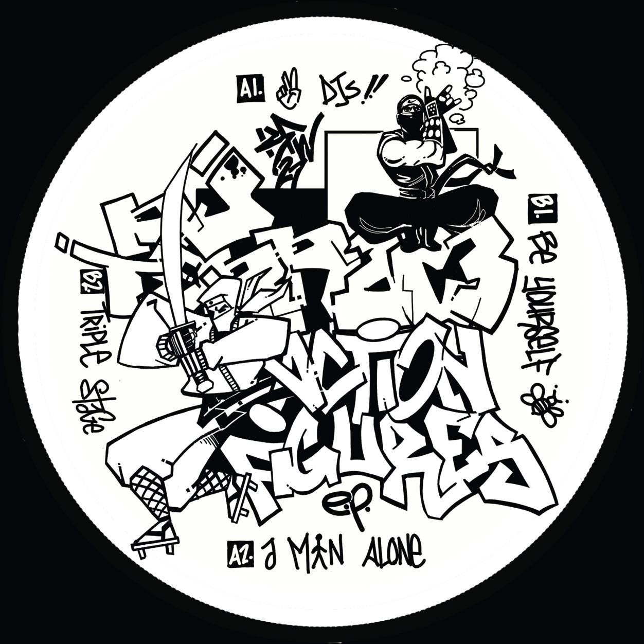 DJ Terrace - Action Figures EP (Dark Smoked Vinyl)