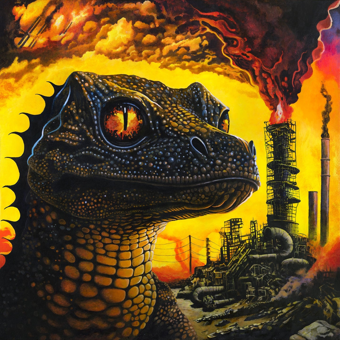 King Gizzard & The Lizard Wizard - PetroDragonic Apocalypse; or, Dawn of Eternal Night: An Annihilation of Planet Earth and the Beginning of Merciless Damnation [2LP Lucky Rainbow Vinyl]