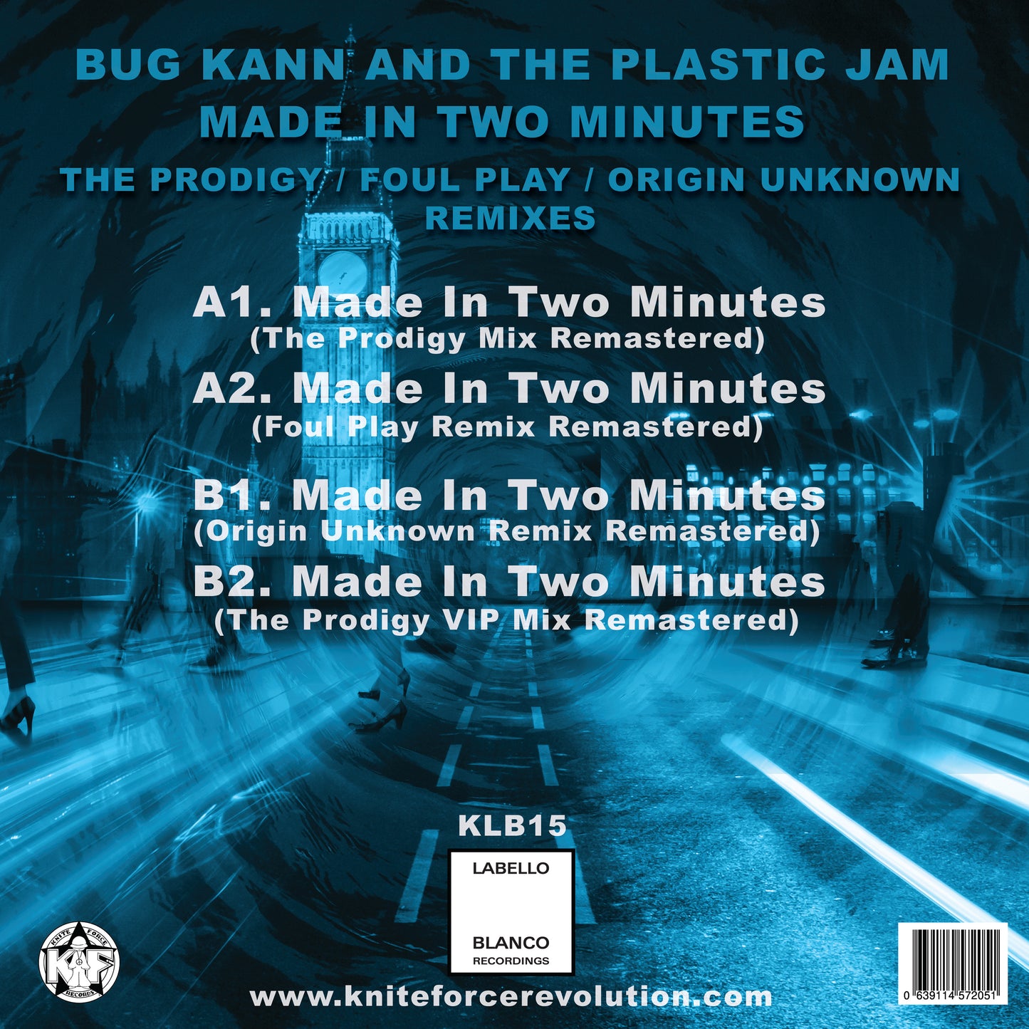 Bug Kann And The Plastic Jam - Made In Two Minutes (The Prodigy / Foul Play / Origin Unknown Remix Remixes)