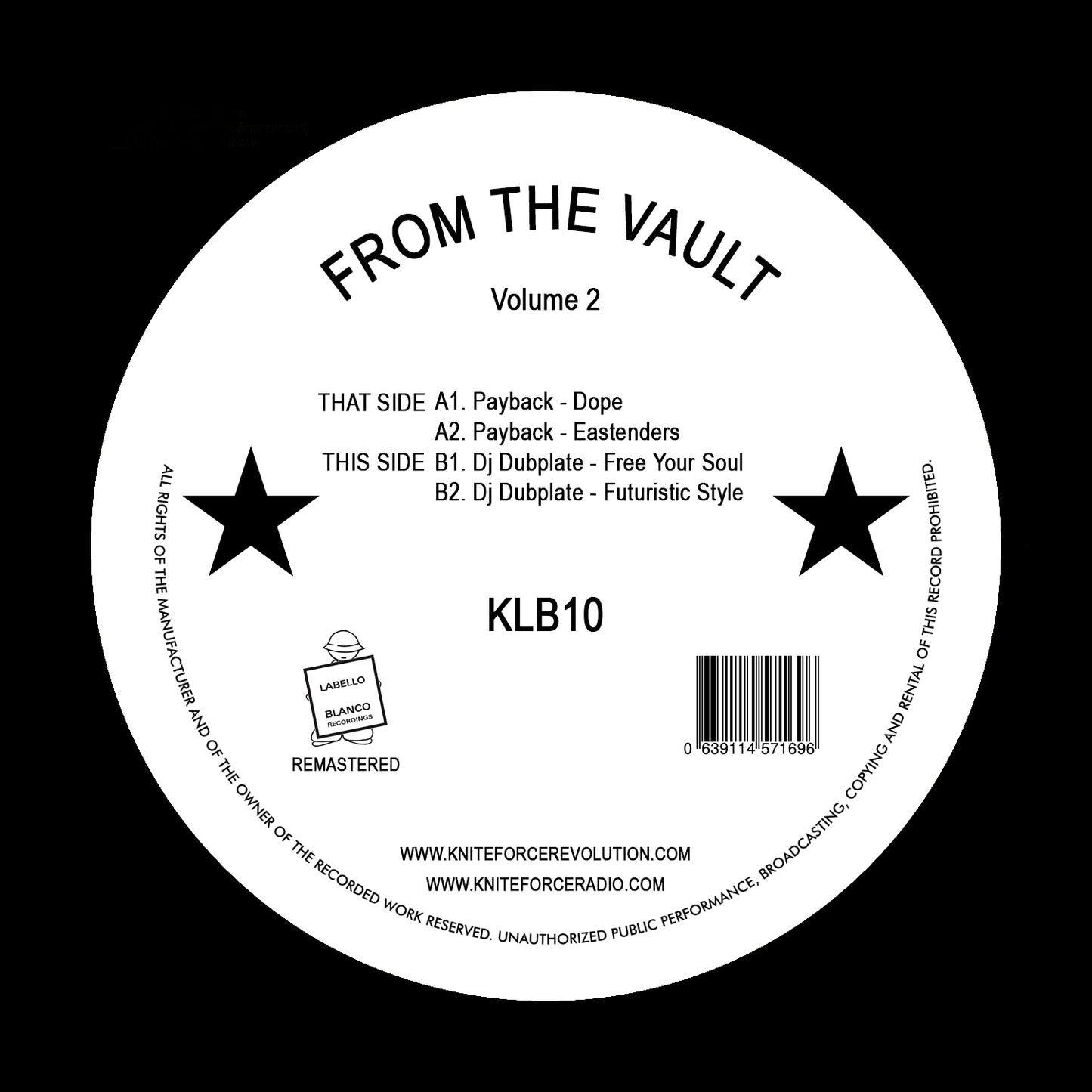 Payback & DJ Dubplate - From The Vault Vol. 2 EP