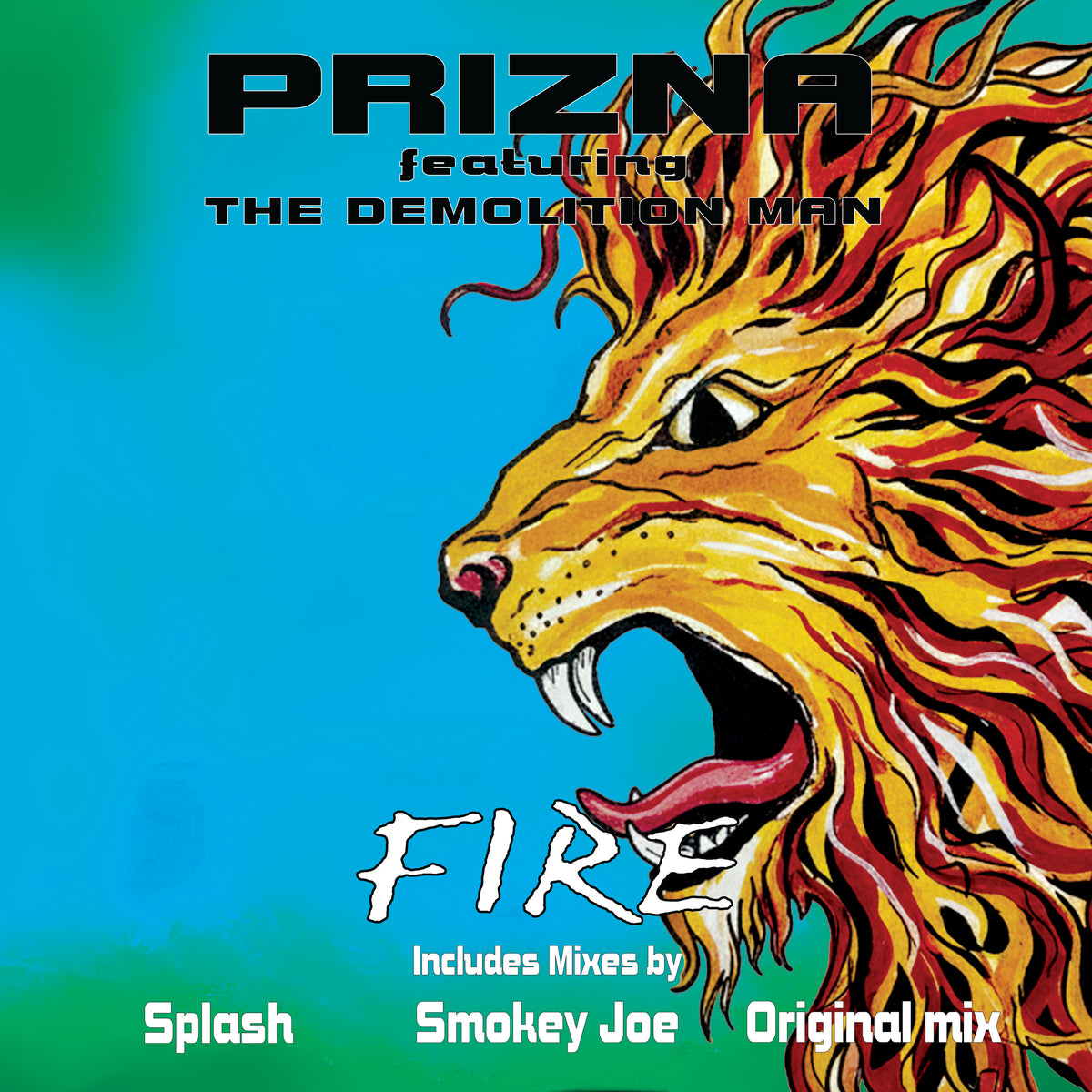 Prizna Featuring The Demolition Man - Fire (Black Vinyl)