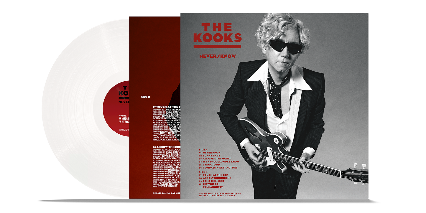 The Kooks - Never/Know [White Vinyl]
