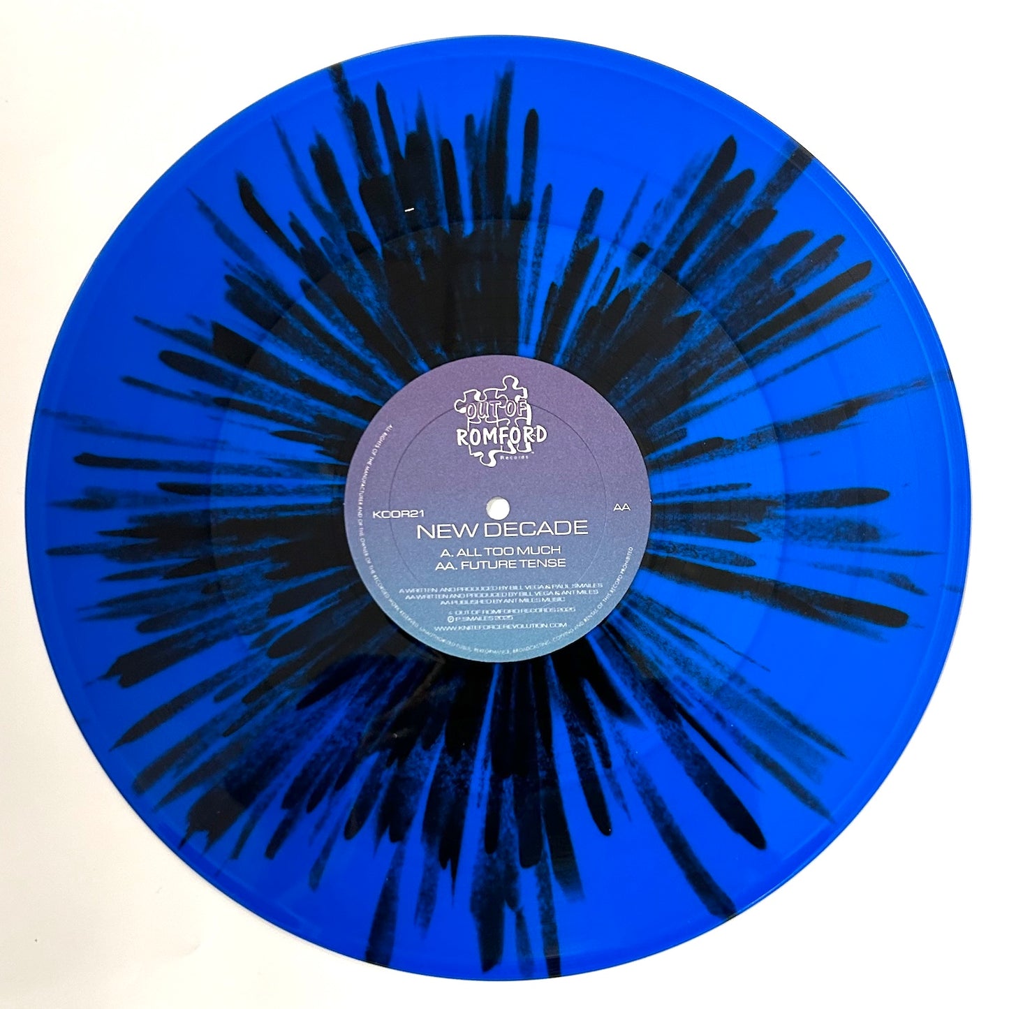 New Decade - All Too Much/Future Tense (Limited Blue Splatter Version)