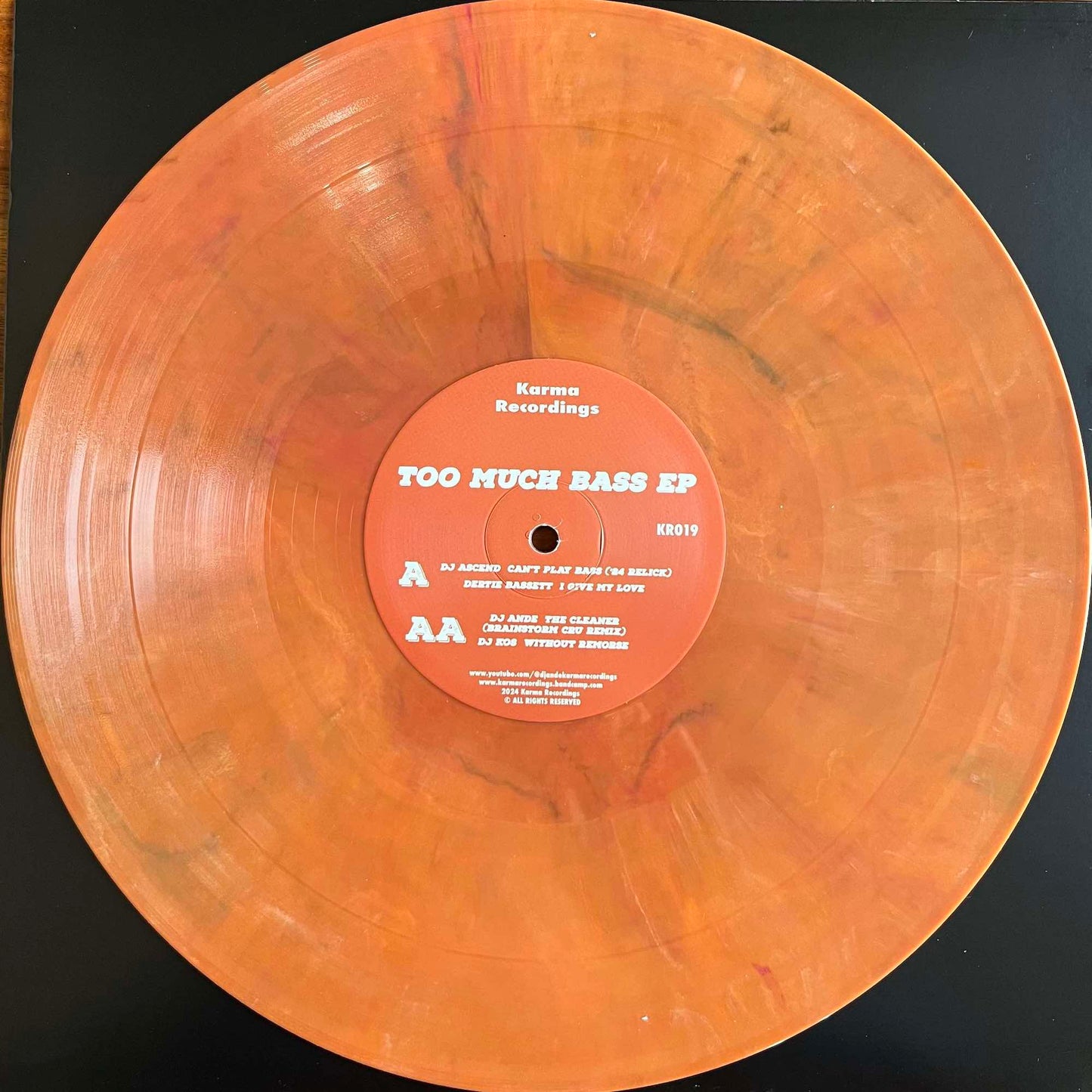 Various Artists - Too Much Bass EP (Orange Marble Version)