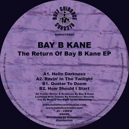 Bay B Kane - The Return Of Bay B Kane EP