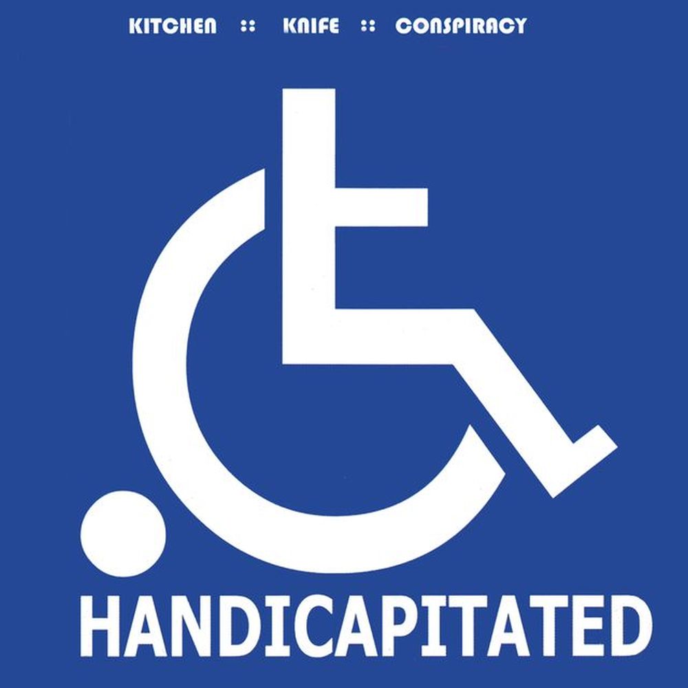 Kitchen Knife Conspiracy - Handicapitated [white and blue splatter vinyl]