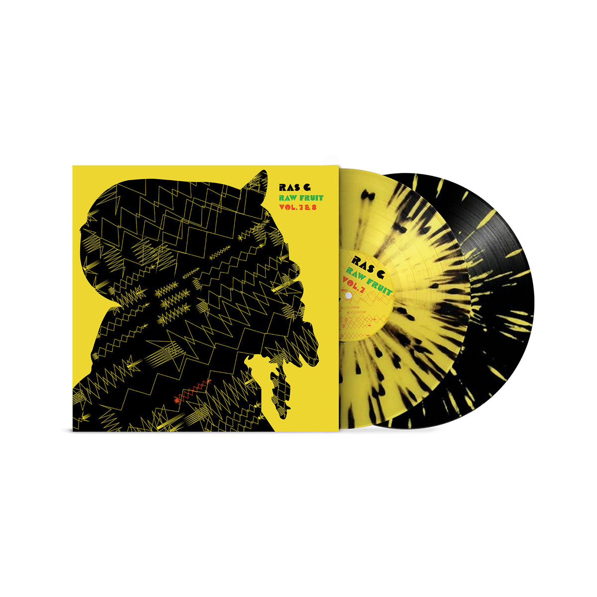 Ras G - Raw Fruit Vol. 7 & 8 [2LP Yellowjacket Fleck" splatter vinyl]